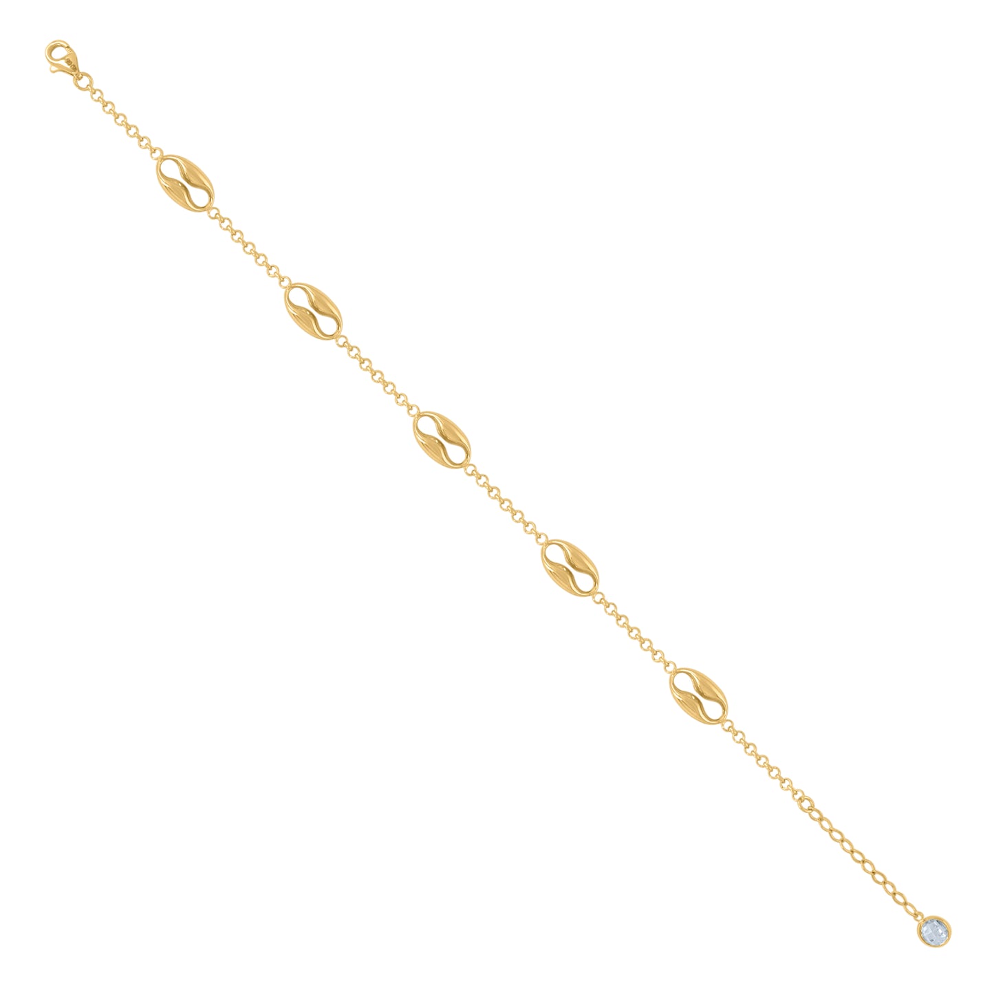 10Kt Gold Turkish Bracelet 8"