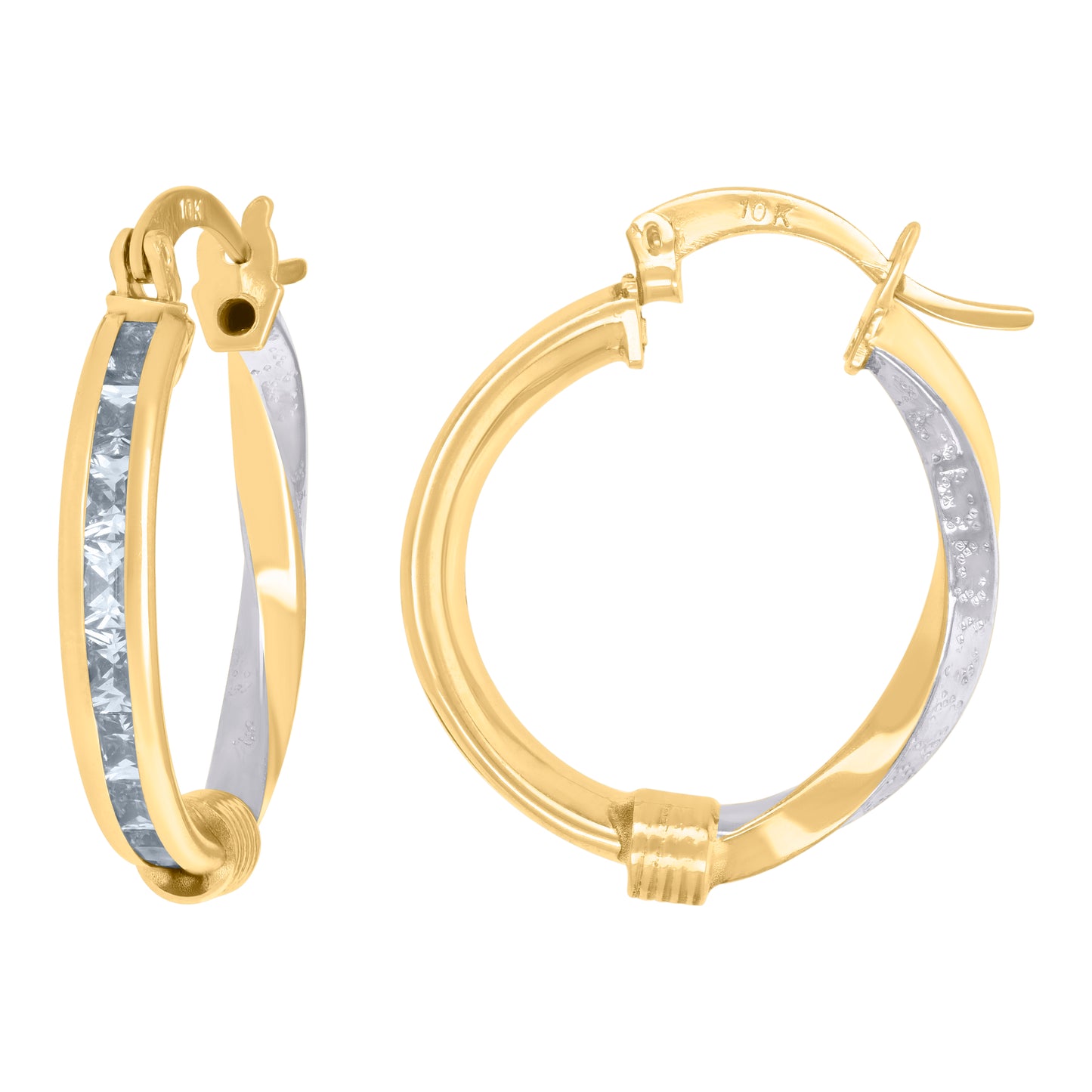 10Kt Gold Turkish Earrings 15mm