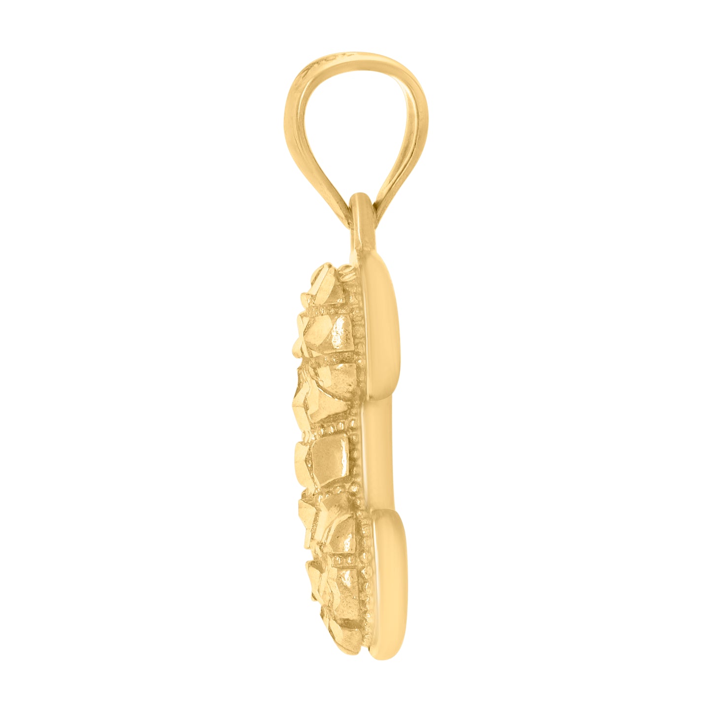 10Kt Gold Initial Letter Pendant "C"