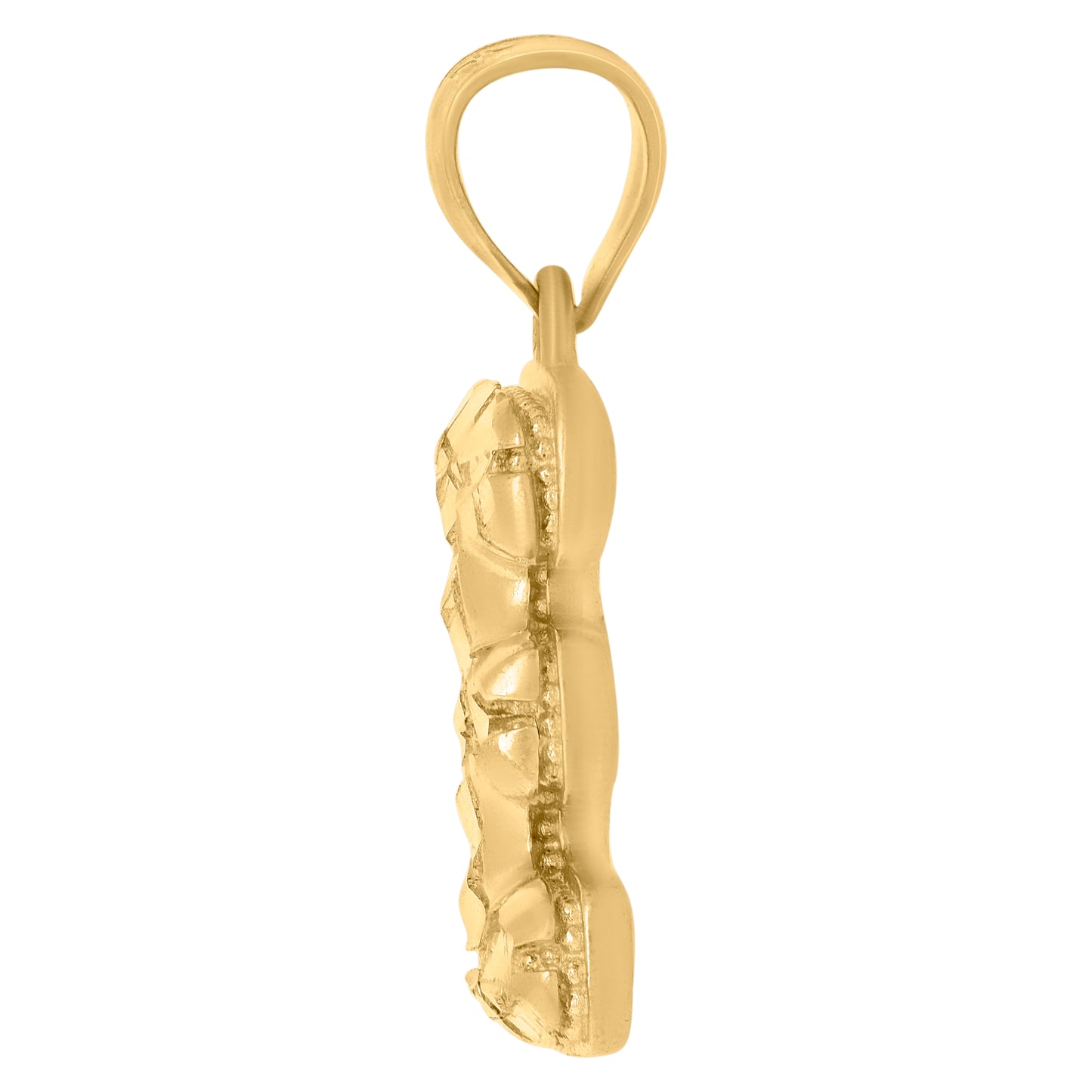 10Kt Gold Initial Letter Pendant "E"