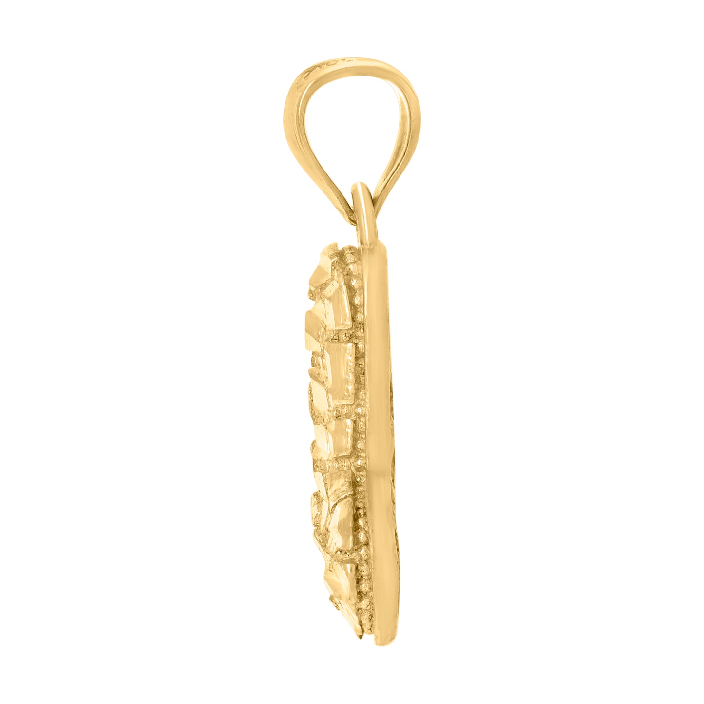 10Kt Gold Initial Letter Pendant "L"