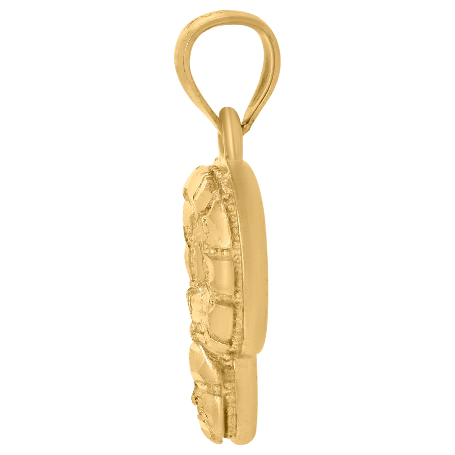 10Kt Gold Initial Letter Pendant "P"