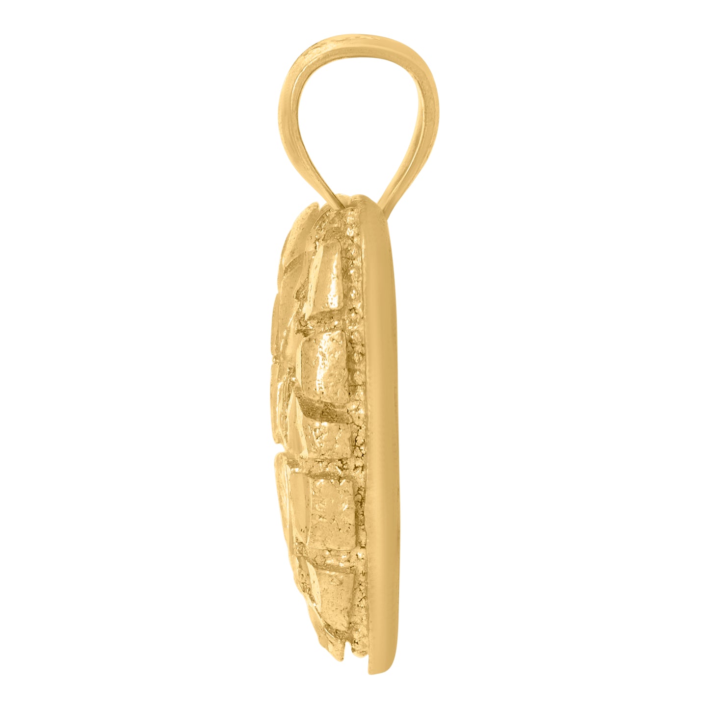 10Kt Gold Initial Letter Pendant "W"