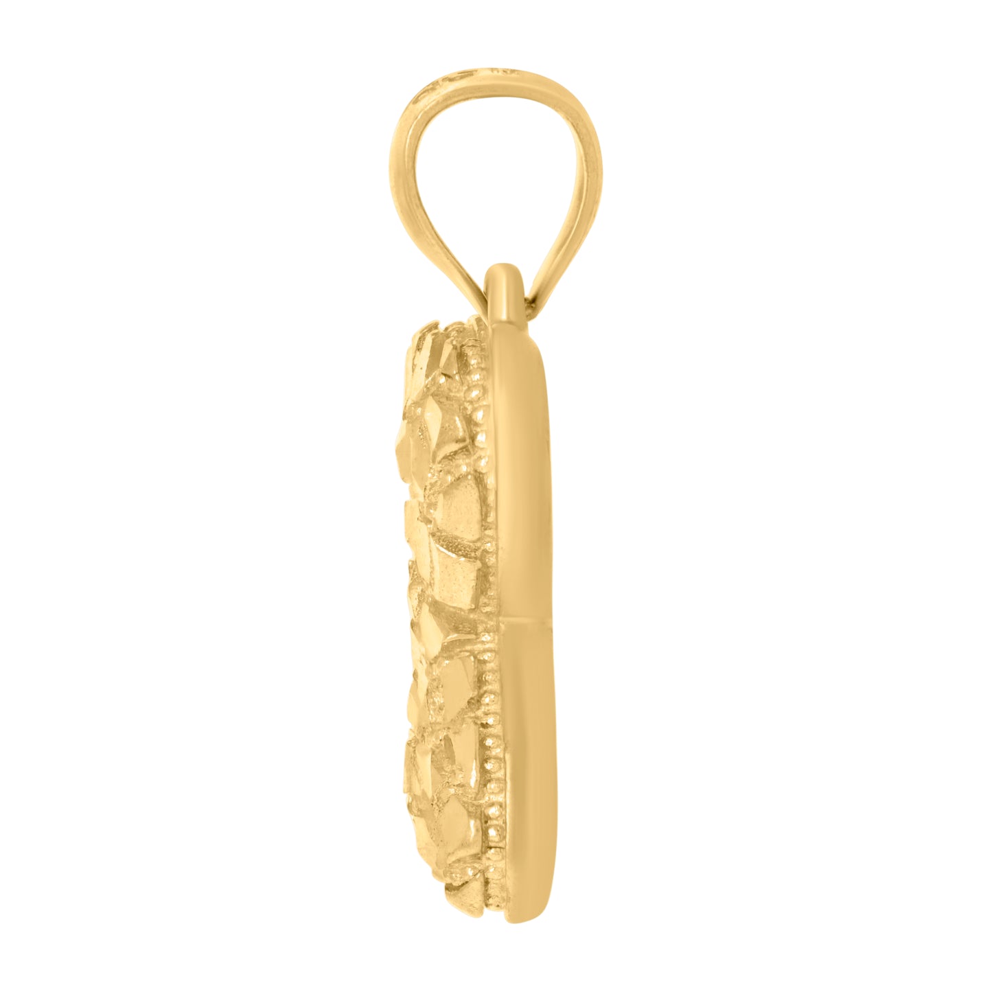10Kt Gold Initial Letter Pendant "X"