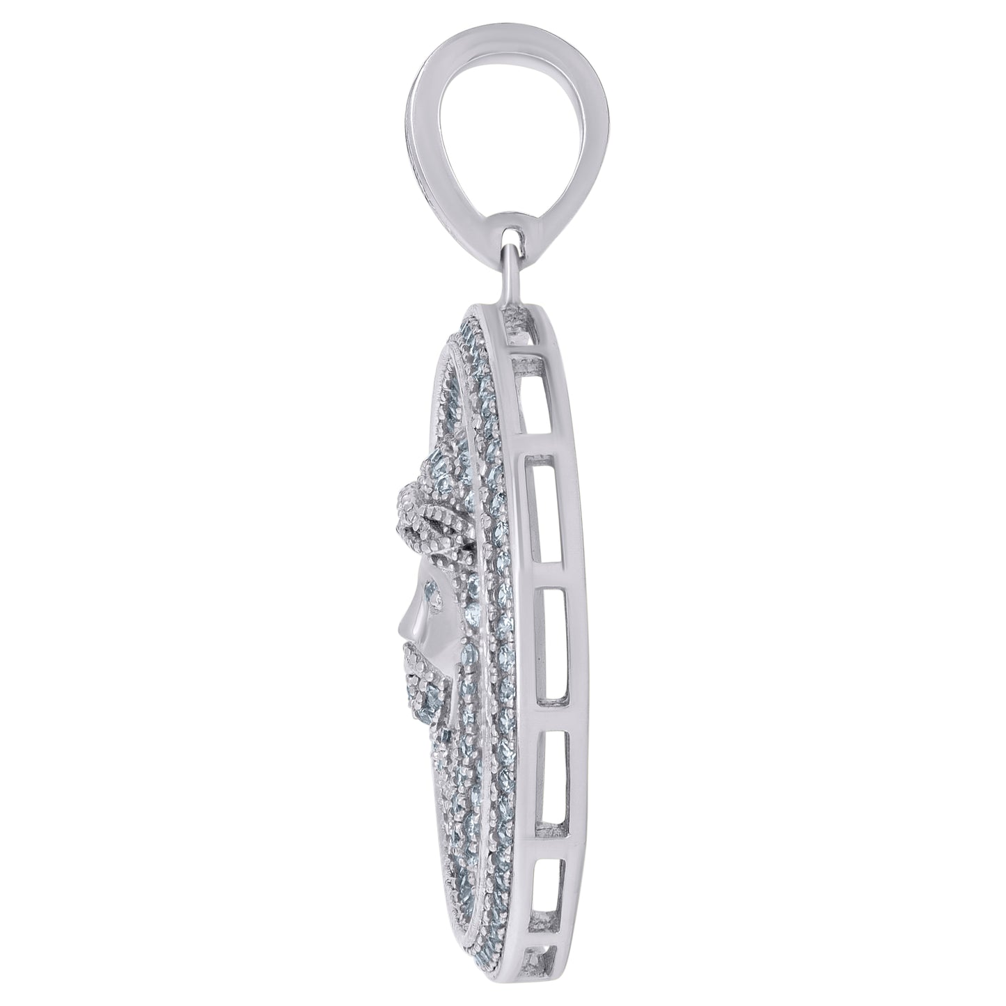 925 Sterling Silver Cz Pendant