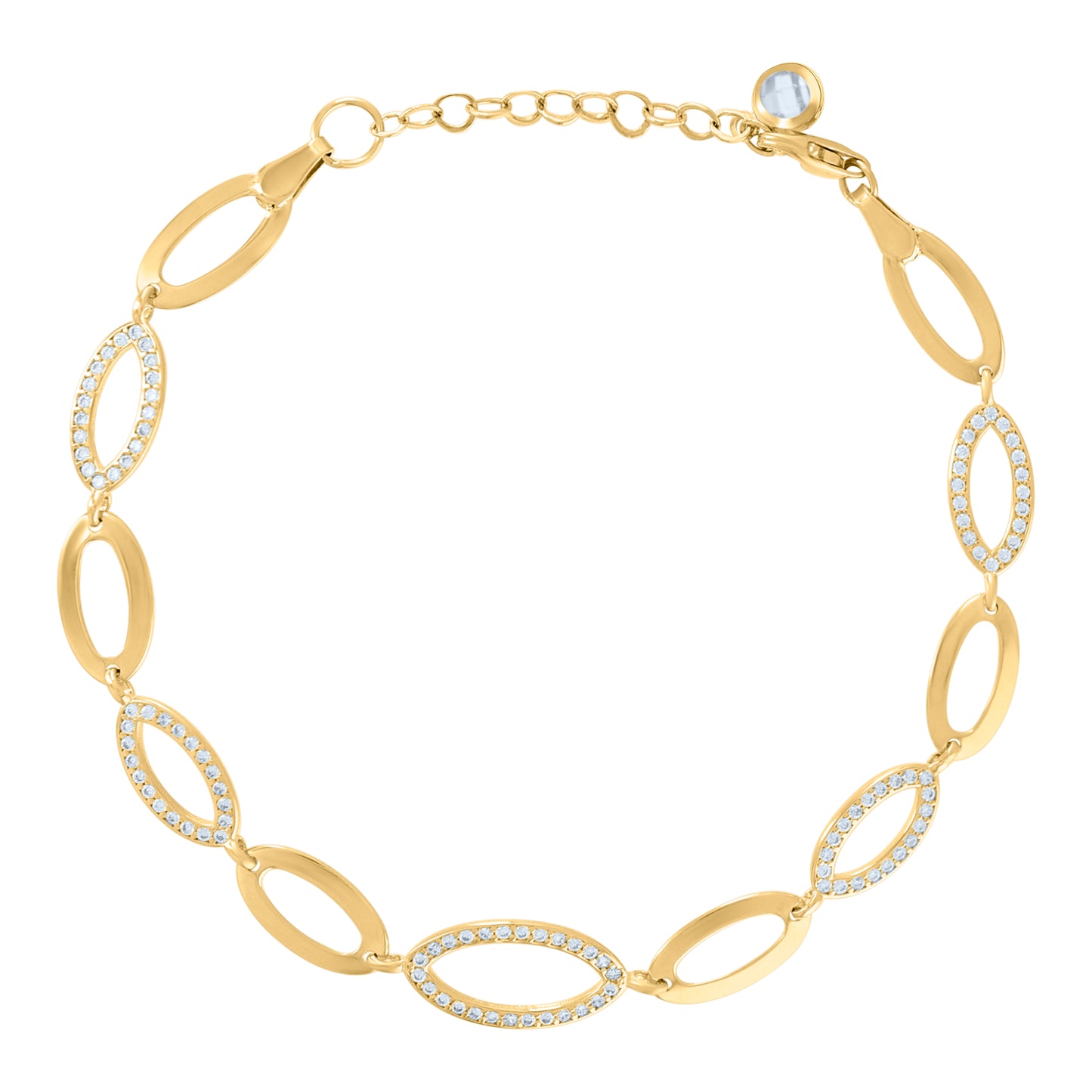 10Kt Gold Turkish Bracelet 8"