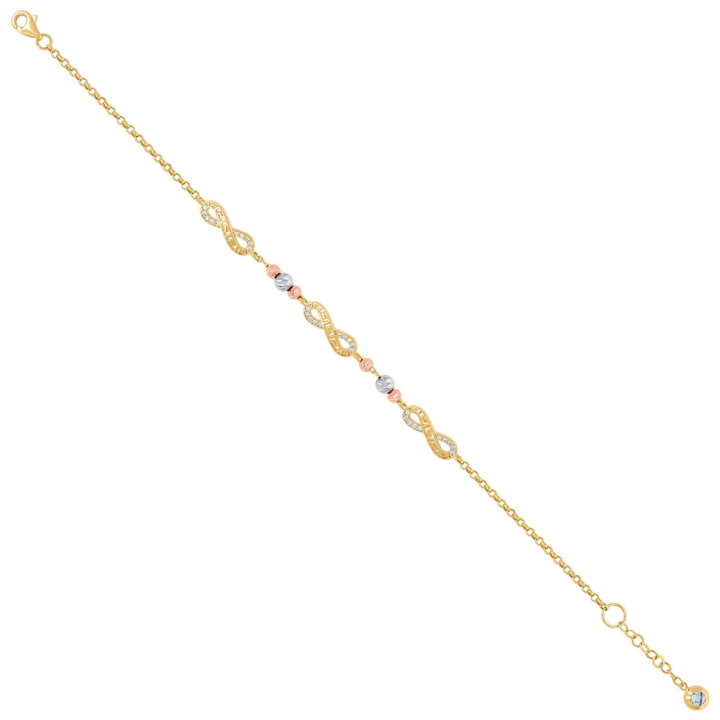 10Kt Gold Turkish Bracelet 8"