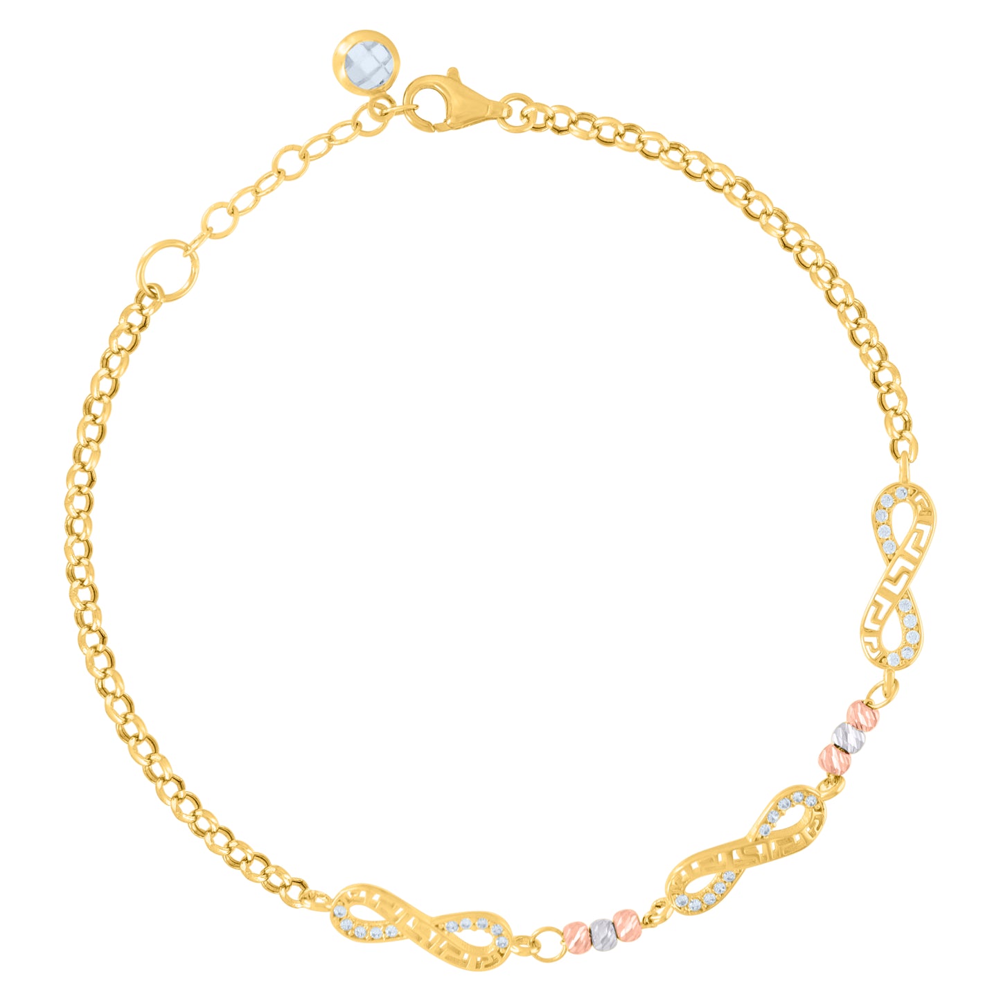 10Kt Gold Turkish Bracelet 8"