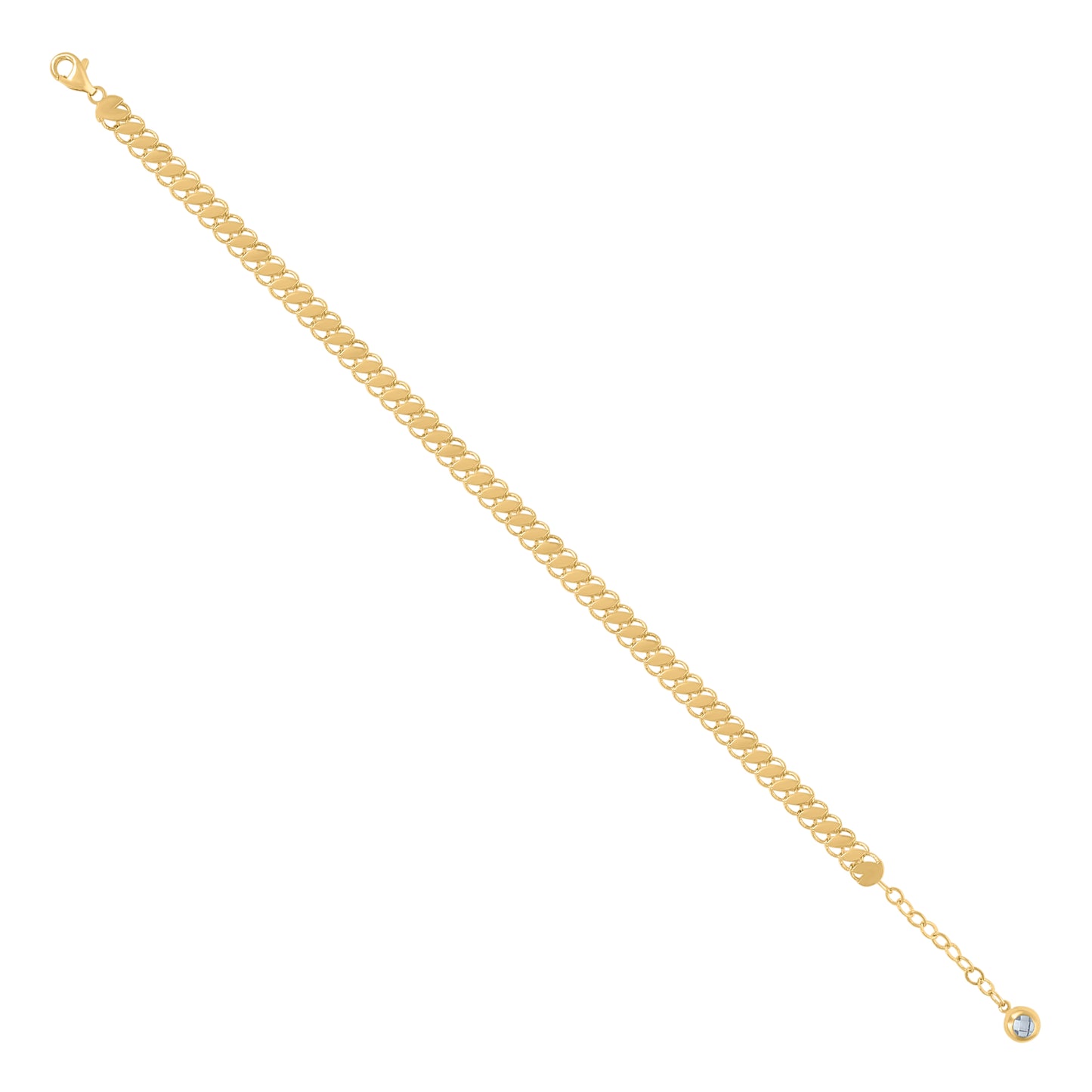 10Kt Gold Turkish Bracelet 8"