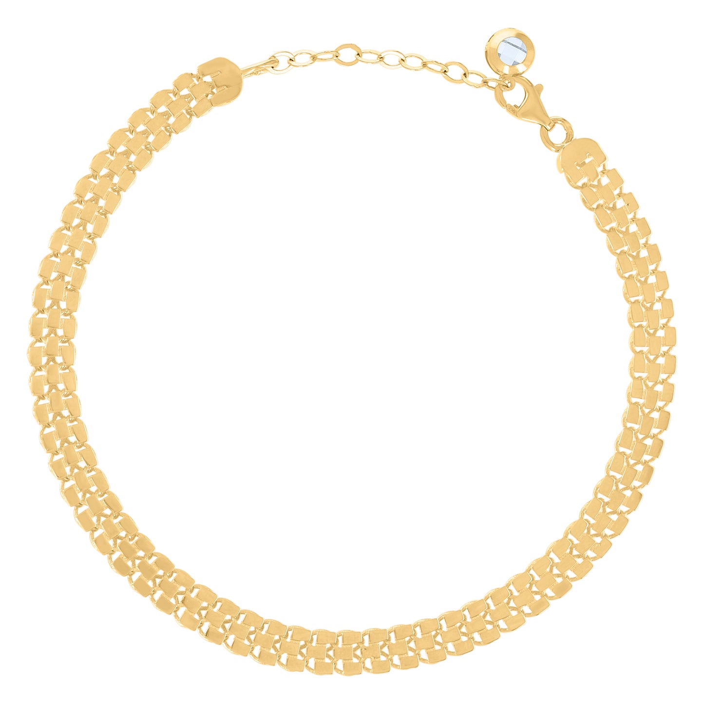 10Kt Gold Turkish Bracelet 8"