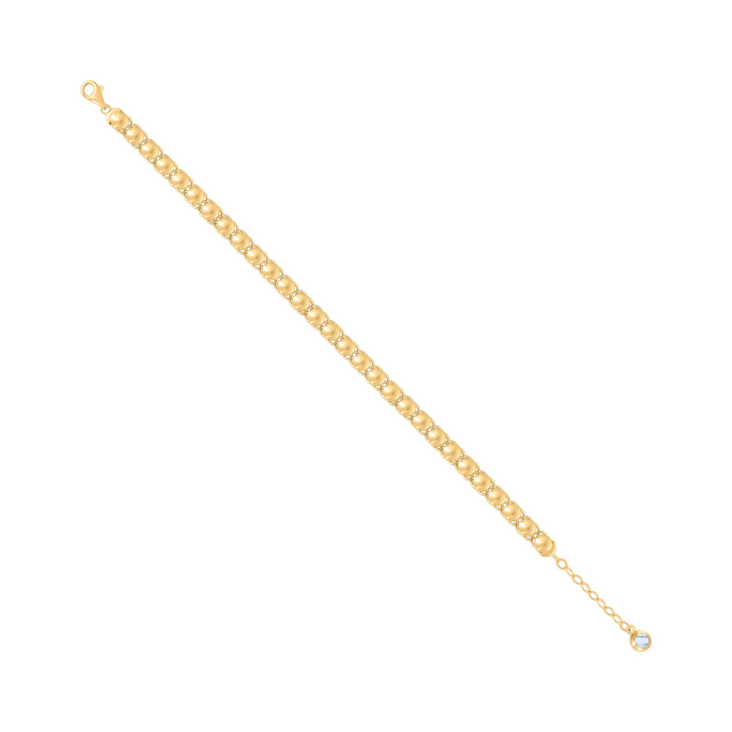 10Kt Gold Turkish Bracelet 8"