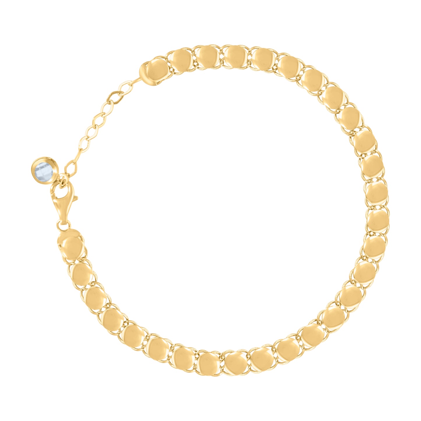 10Kt Gold Turkish Bracelet 8"