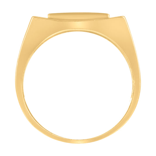 925 Sterling Silver Cz Ring Yellow Size 9