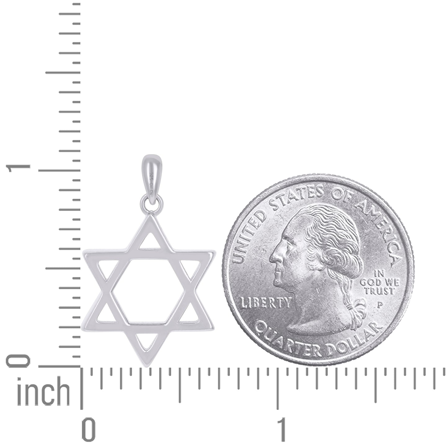 925 Sterling Silver Cz Pendant