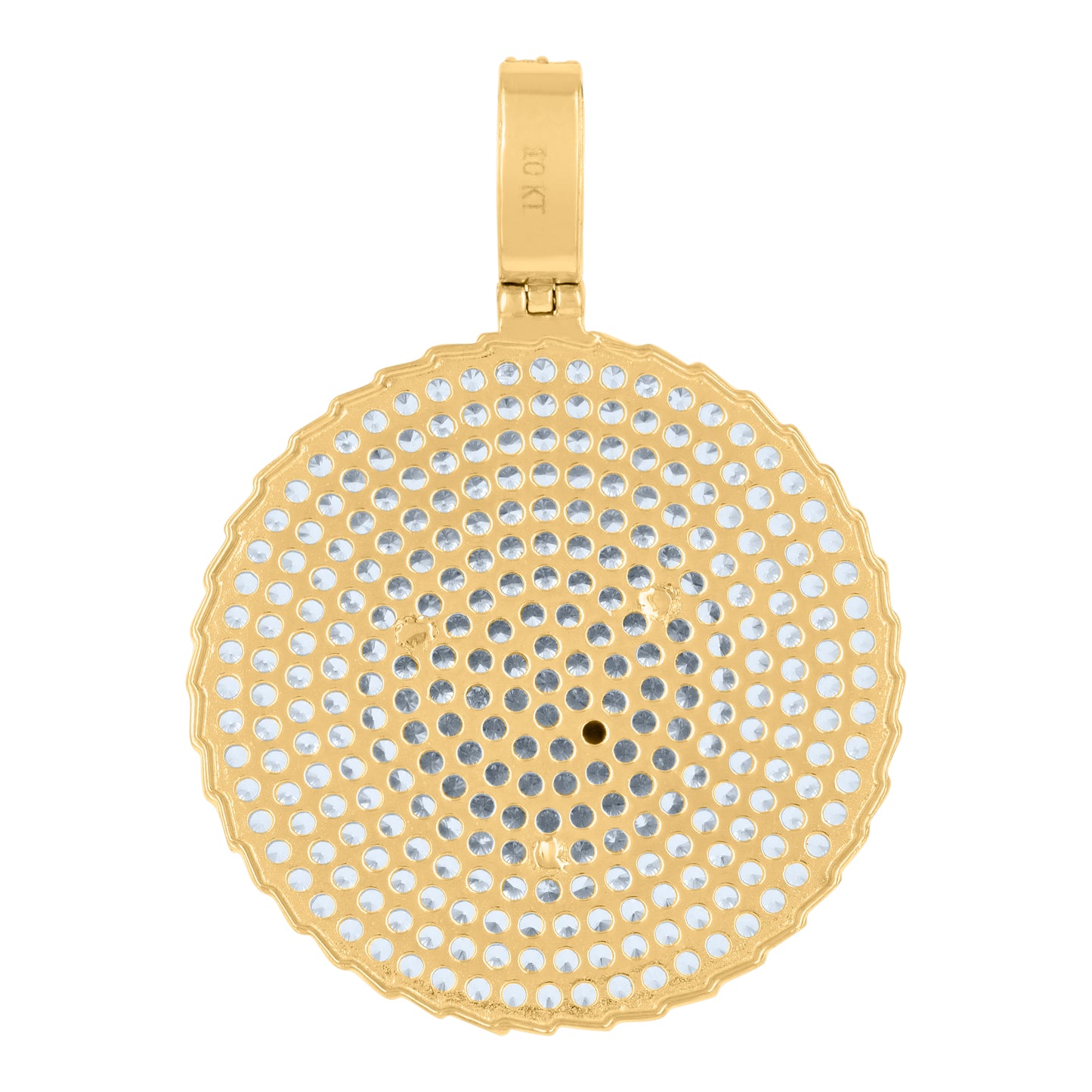 10Kt Gold Cz Pendant