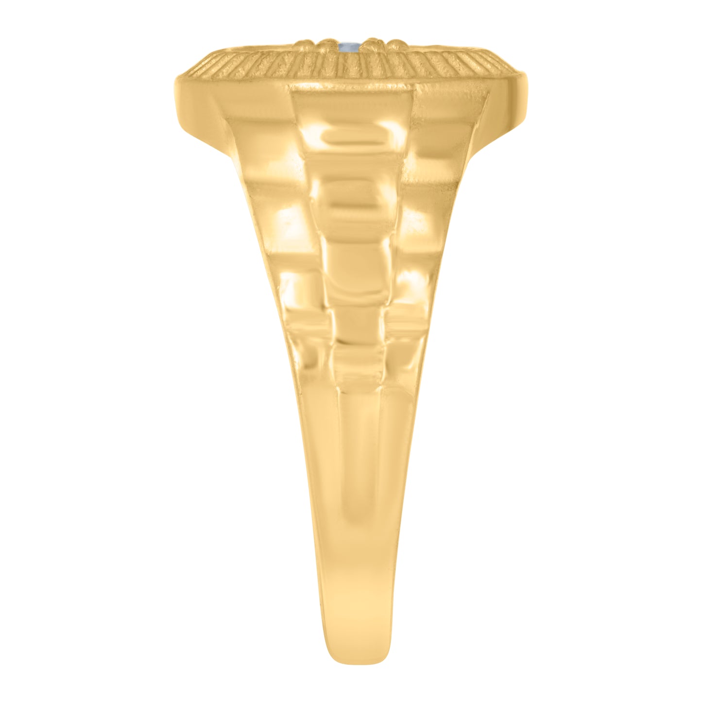 10Kt Gold Cz Baby Ring