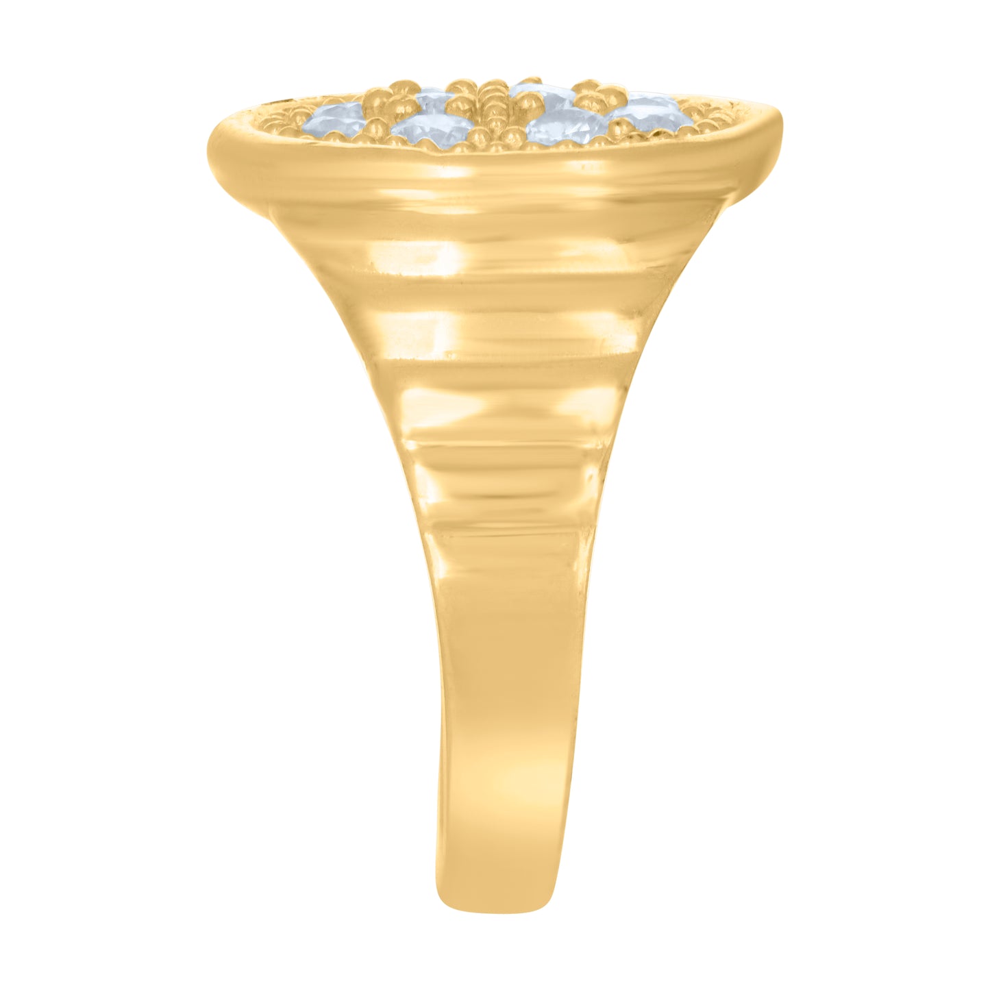 10Kt Gold Cz Baby Ring