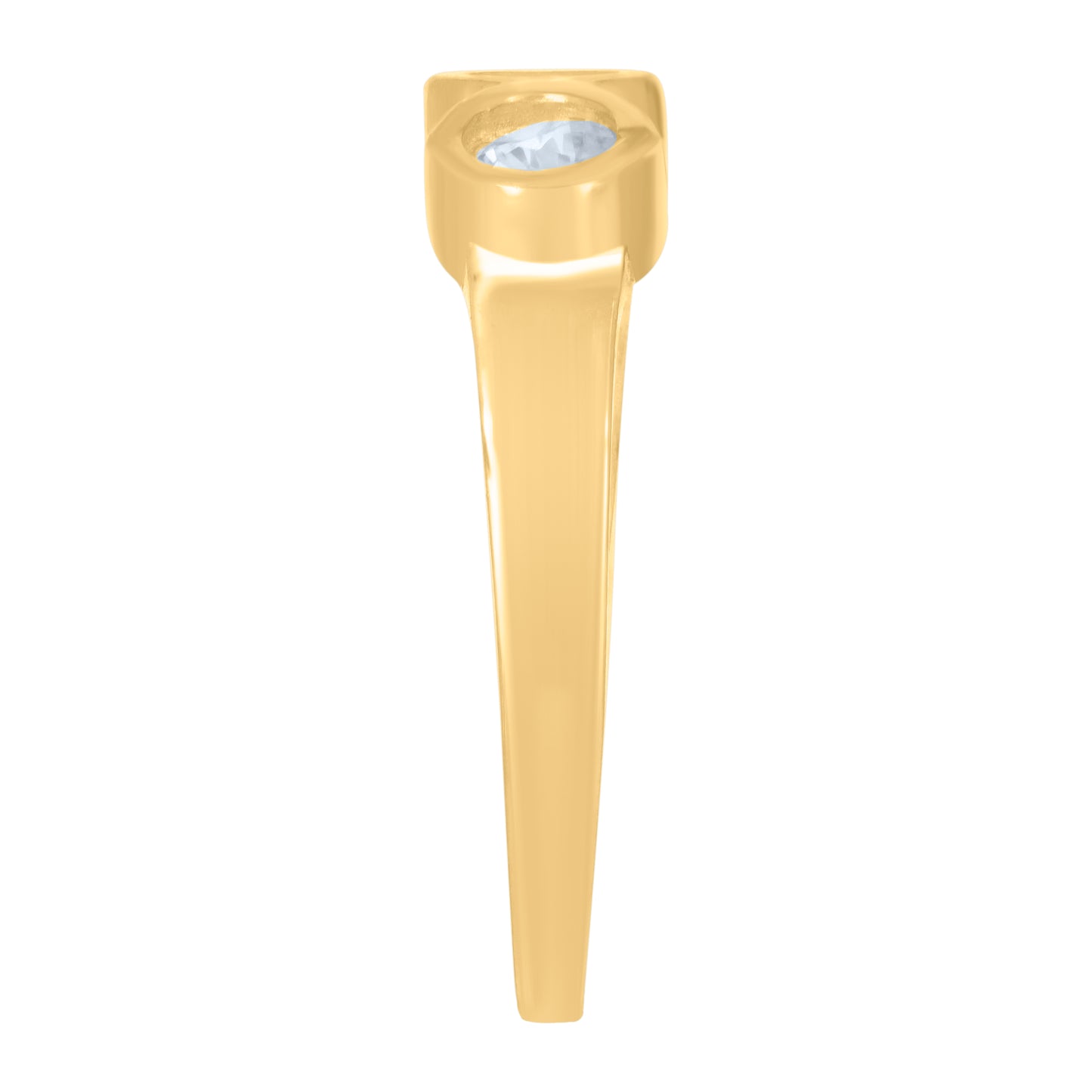 10Kt Gold Cz Baby Ring