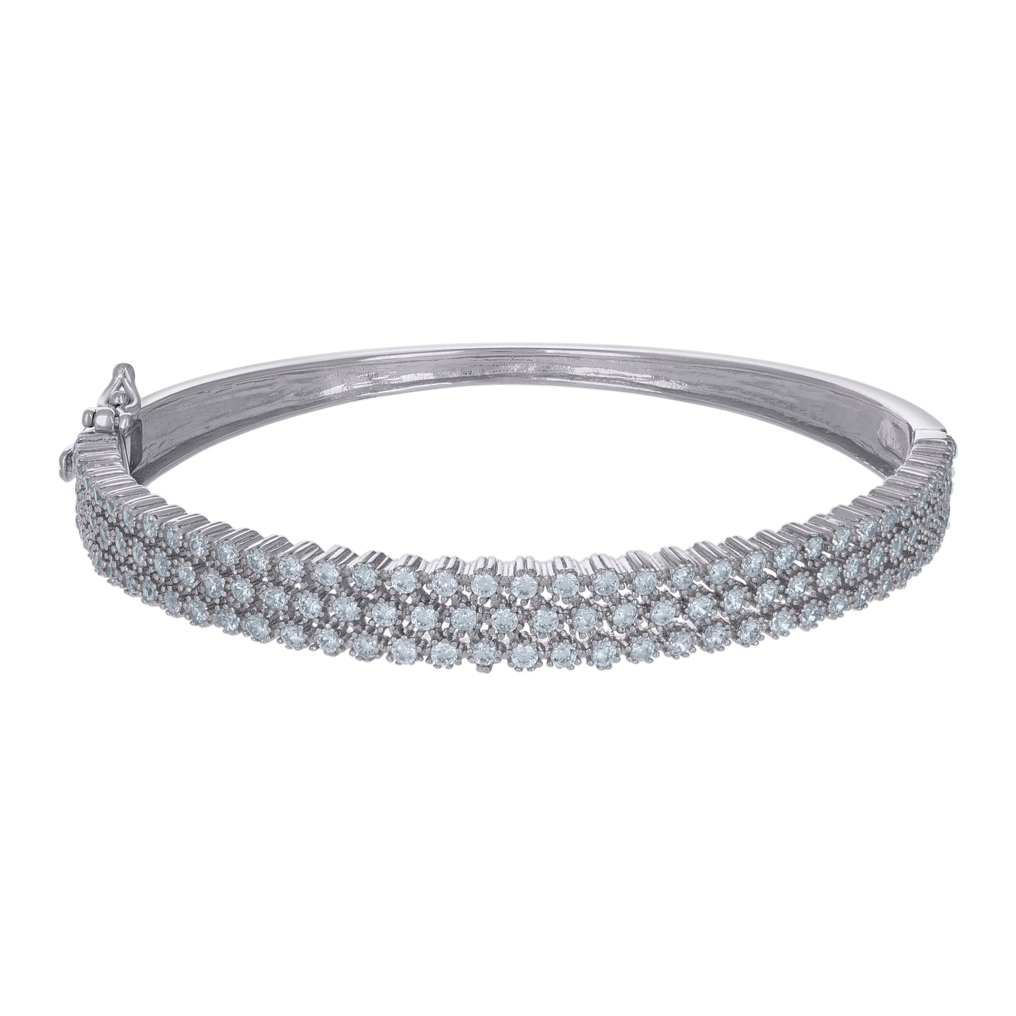 925 Sterling Silver Cz Bangles