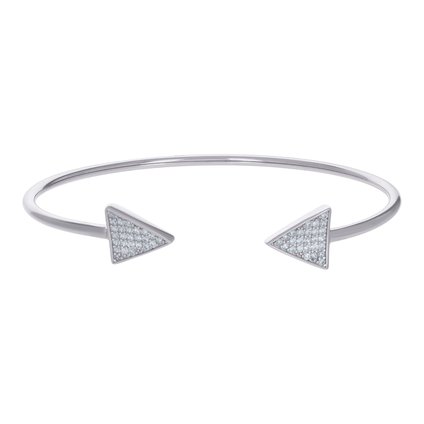 925 Sterling Silver Cz Bangles