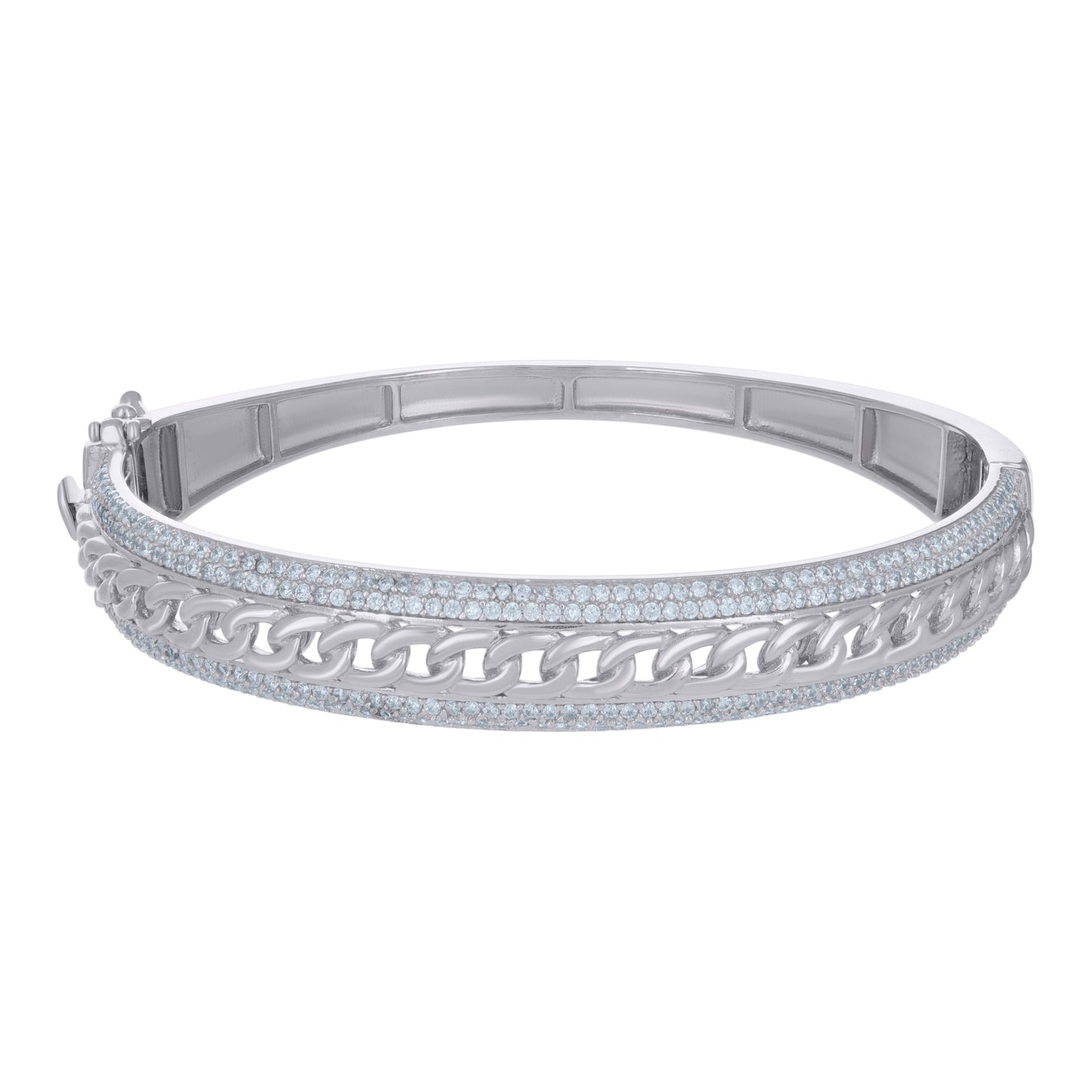 925 Sterling Silver Cz Bangles