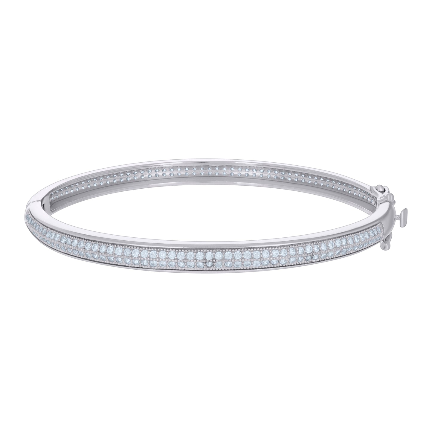 925 Sterling Silver Cz Bangles