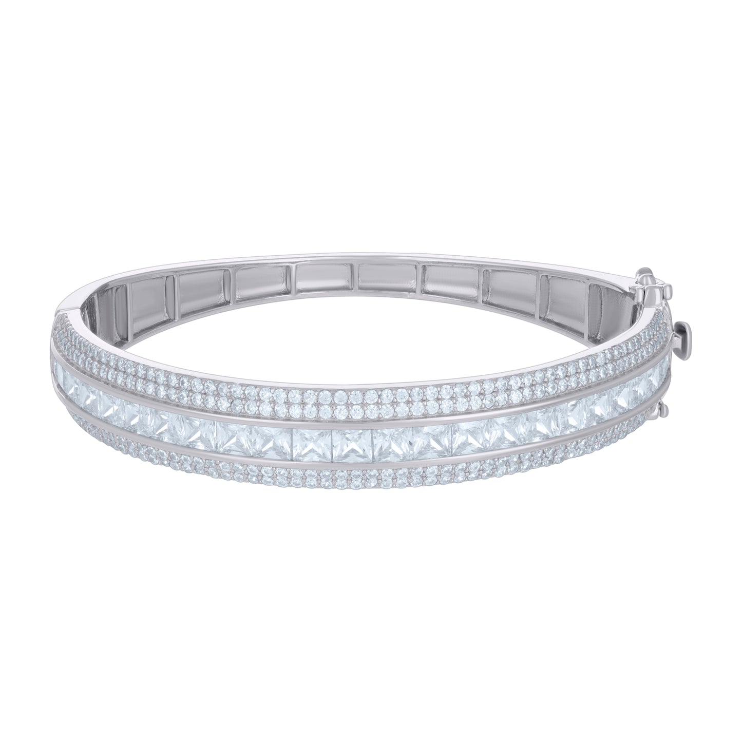 925 Sterling Silver Cz Bangles