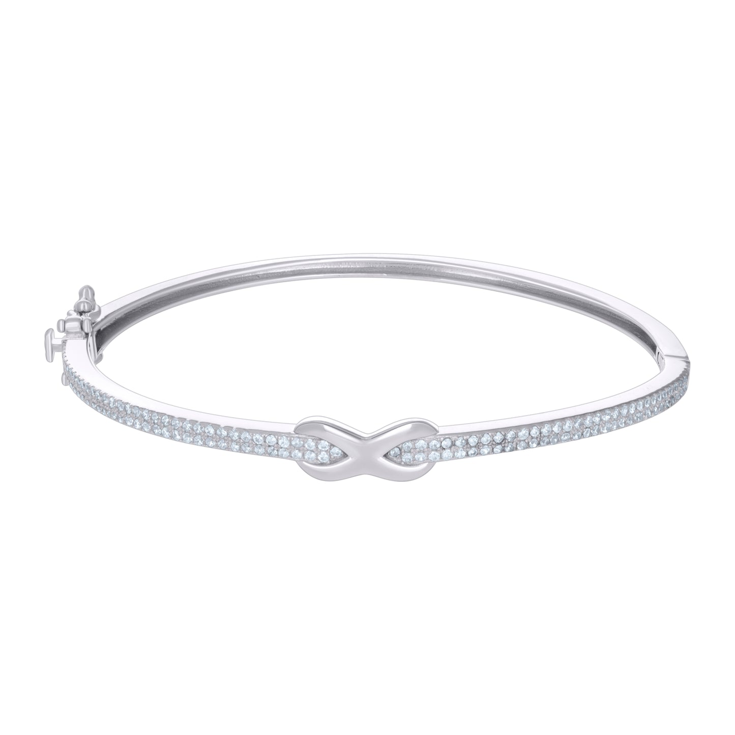 925 Sterling Silver Cz Bangles