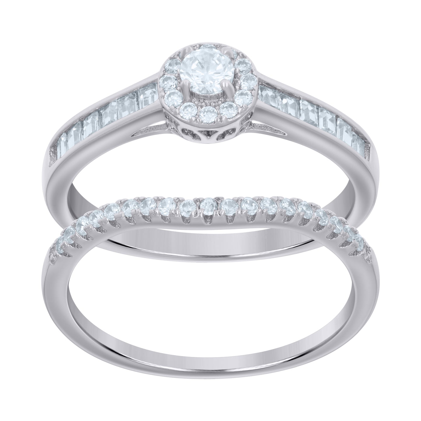 925 Sterling Silver Cz Ring S5