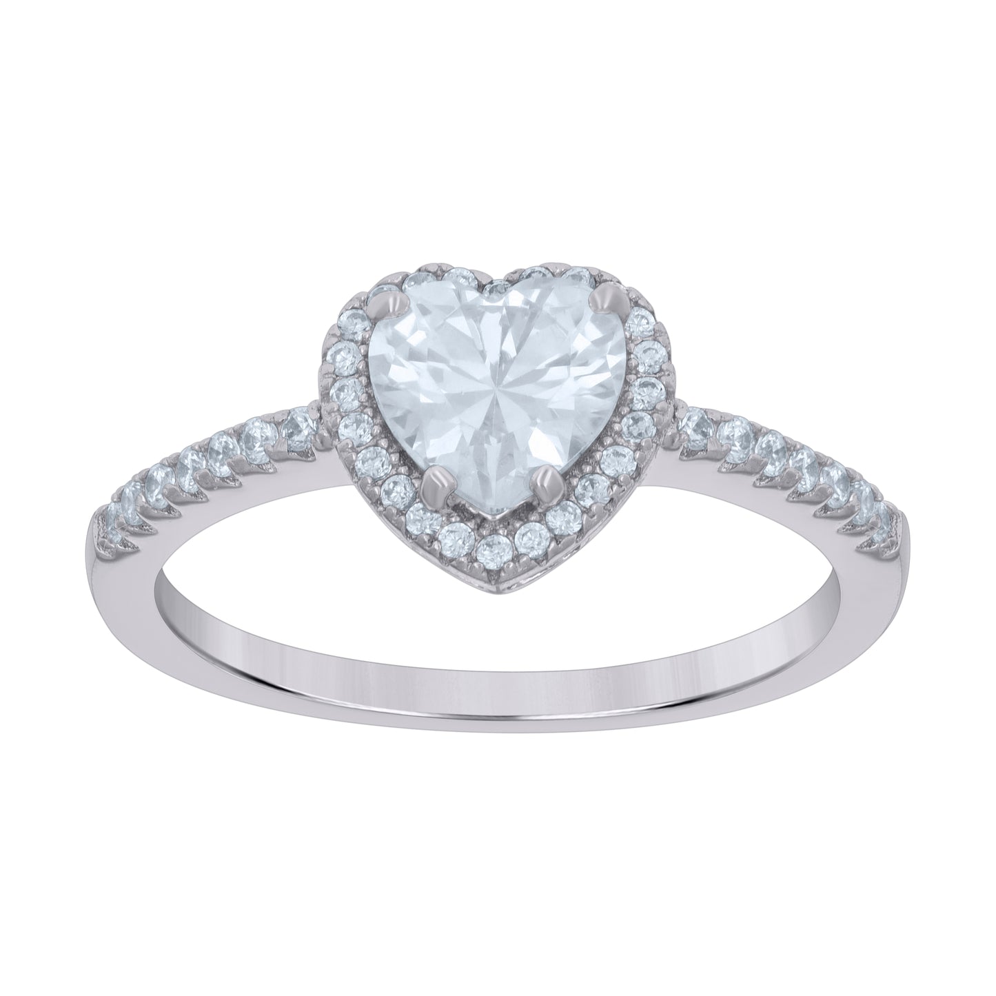 925 Sterling Silver Cz Ring S5