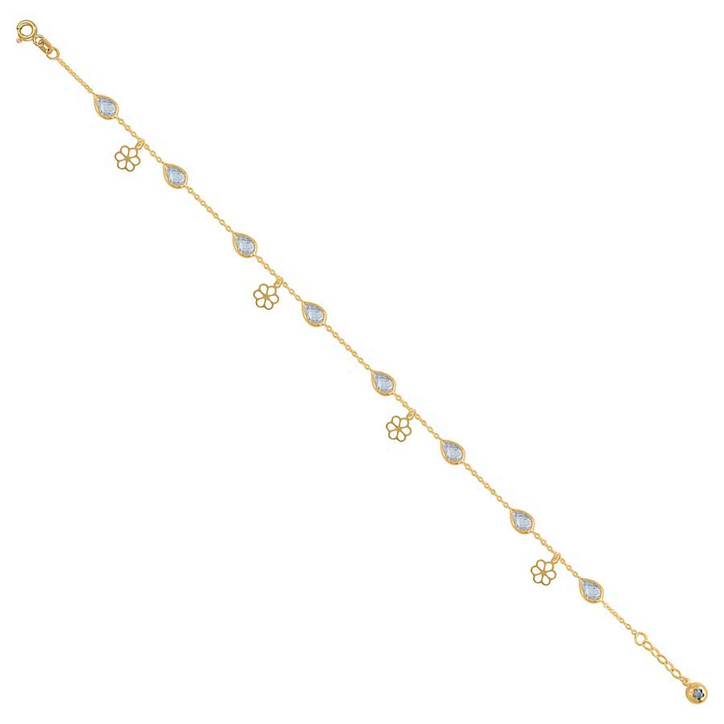 10Kt Gold Anklet
