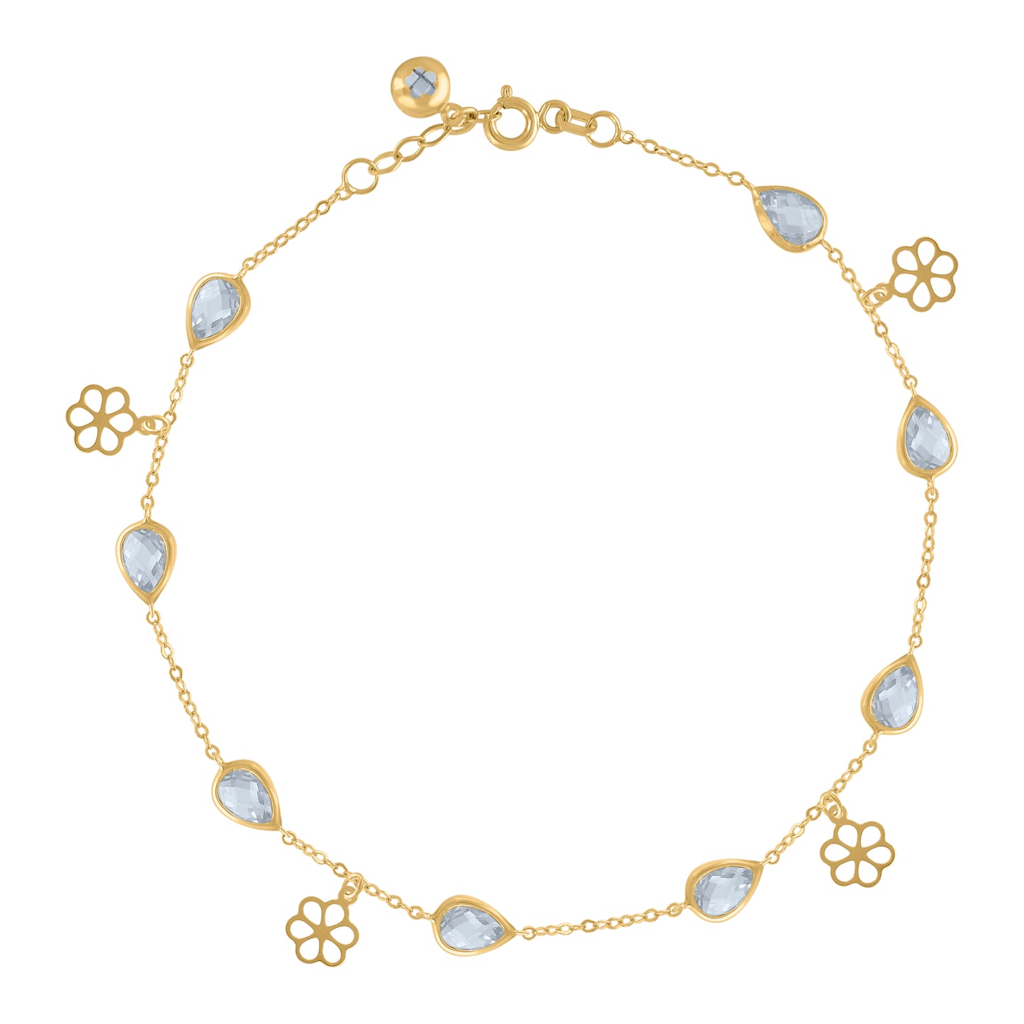 10Kt Gold Anklet