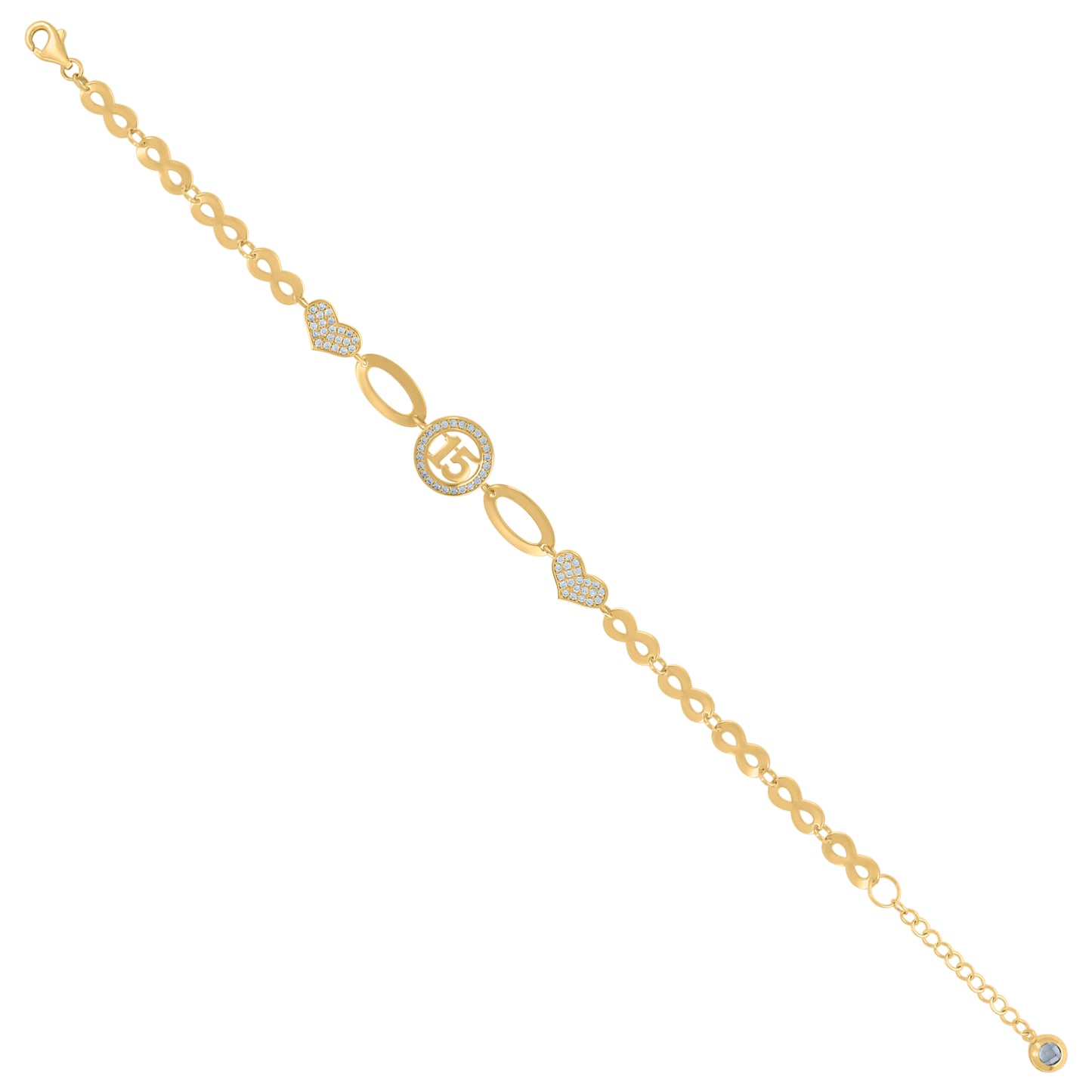10Kt Gold Turkish Bracelet 8"