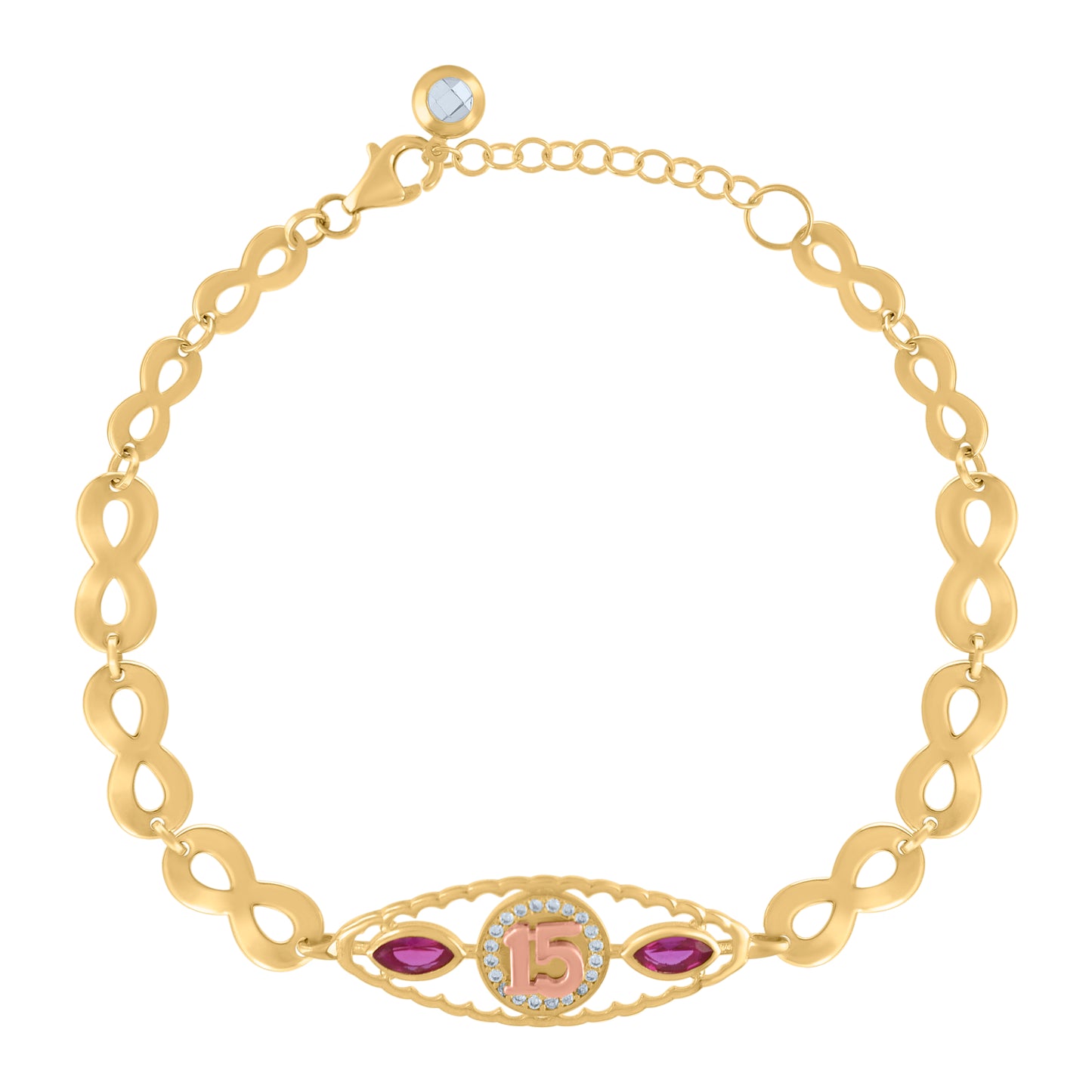 10Kt Gold Turkish Bracelet 8"