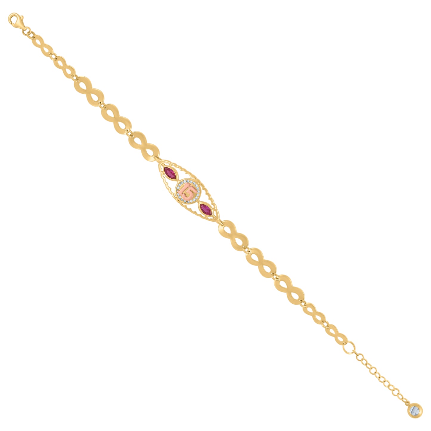 10Kt Gold Turkish Bracelet 8"