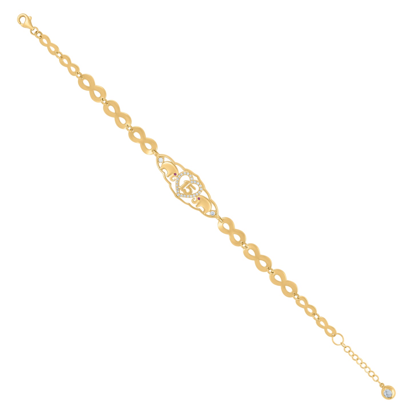 10Kt Gold Turkish Bracelet 8"