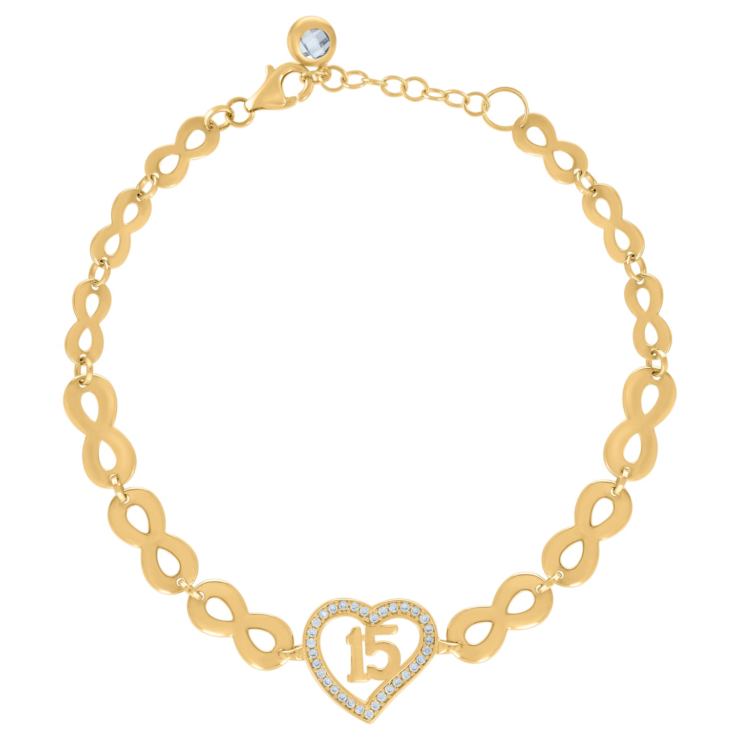 10Kt Gold Turkish Bracelet 8"