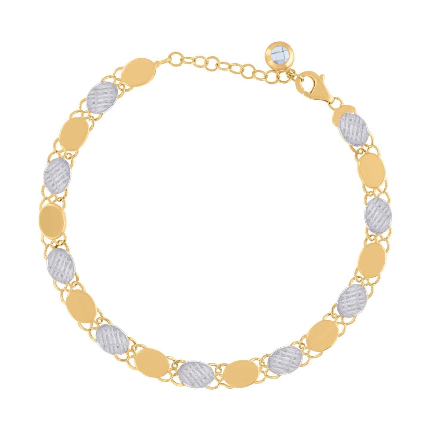 10Kt Gold Turkish Bracelet 8"