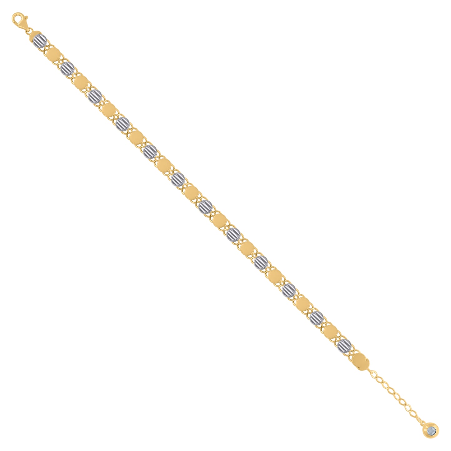 10Kt Gold Turkish Bracelet 8"