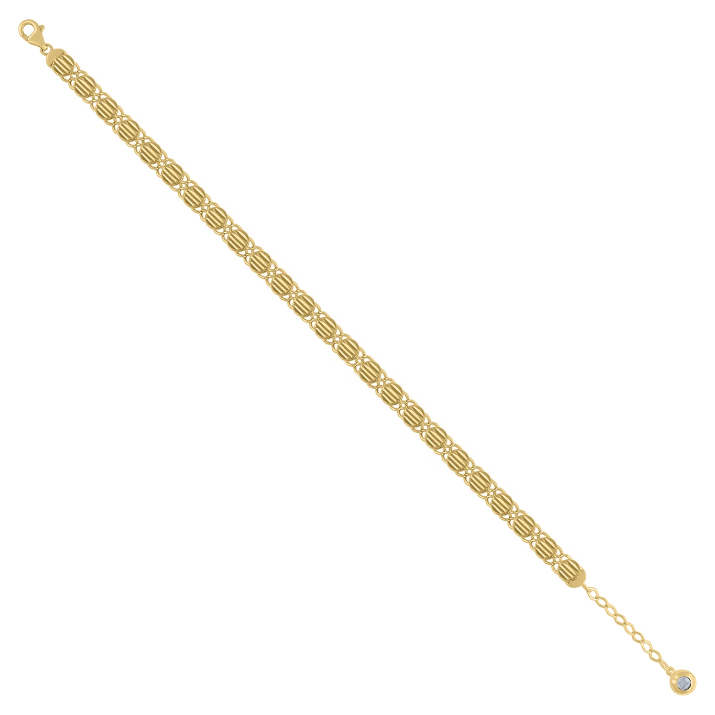 10Kt Gold Turkish Bracelet 8"