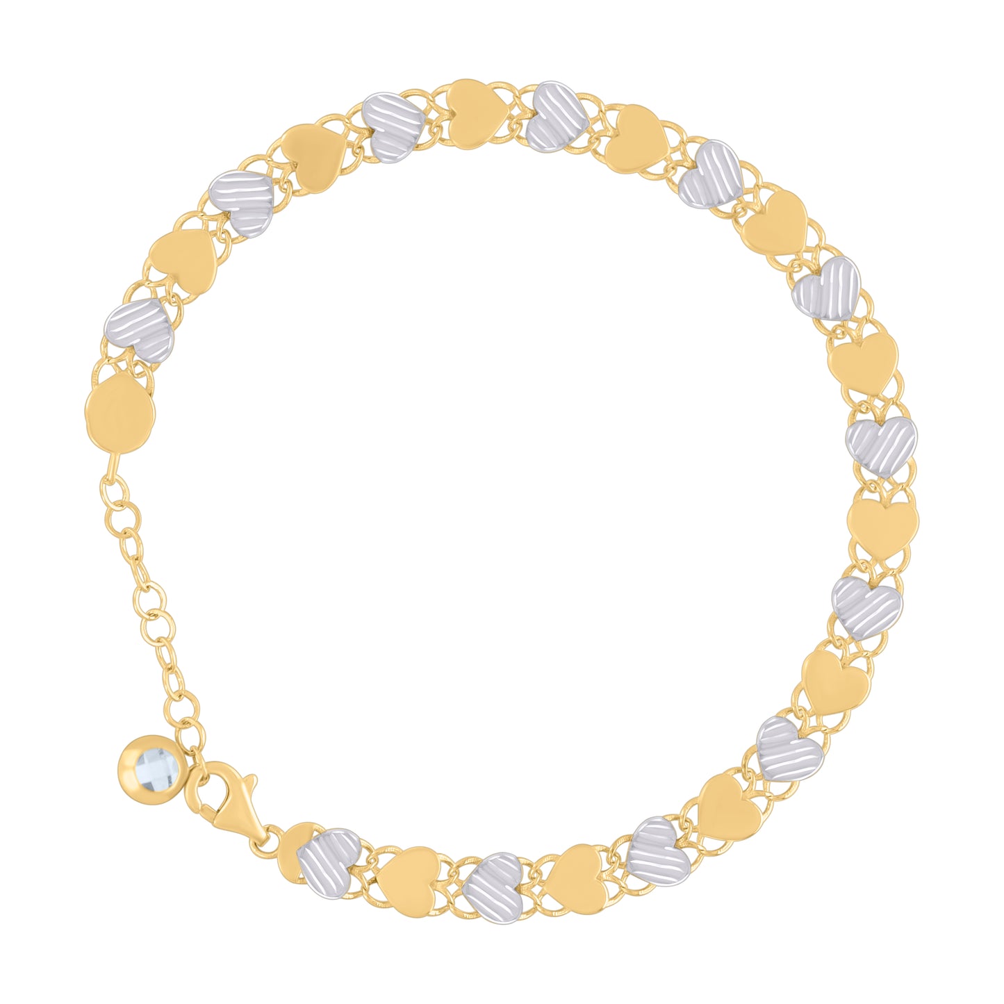 10Kt Gold Turkish Bracelet 8"