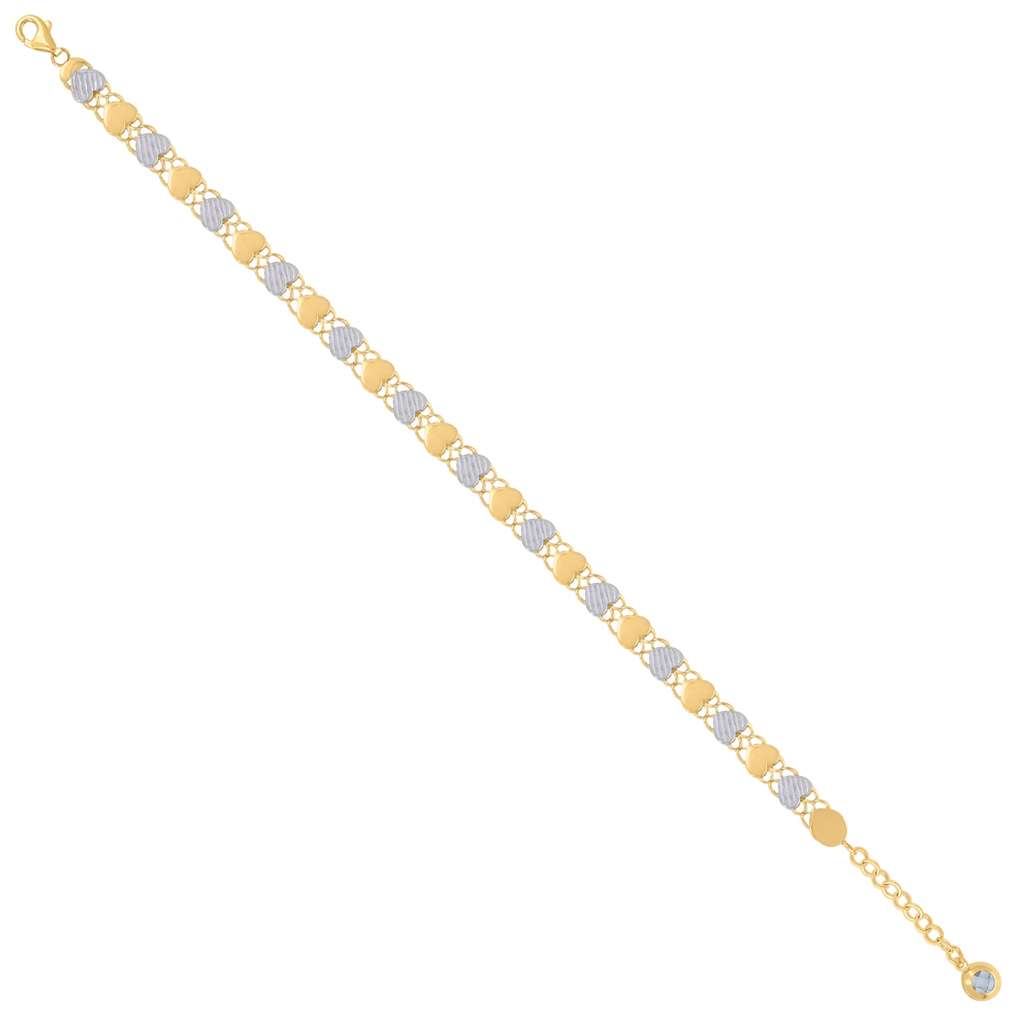 10Kt Gold Turkish Bracelet 8"