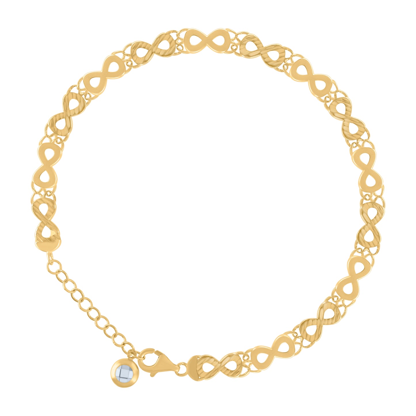 10Kt Gold Turkish Bracelet 8"