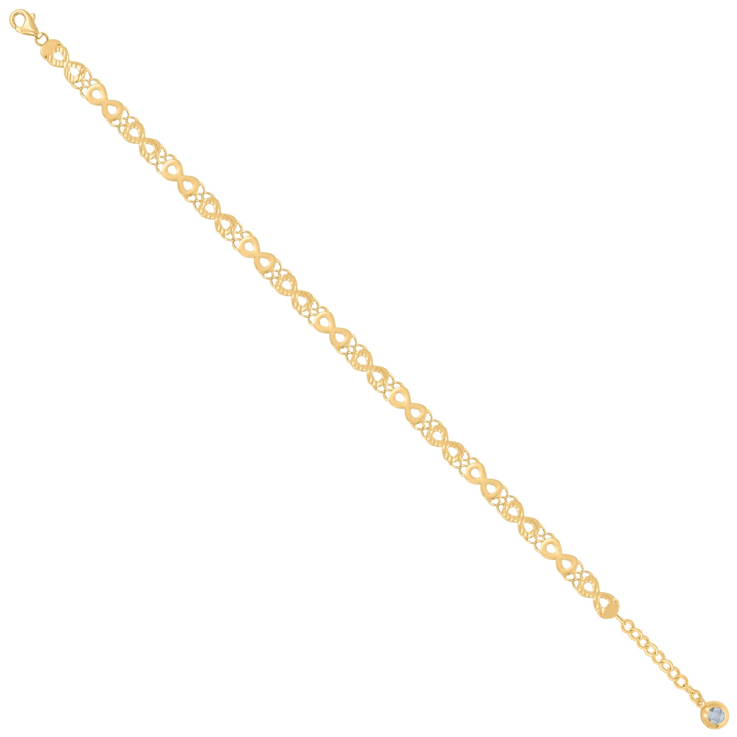 10Kt Gold Turkish Bracelet 8"