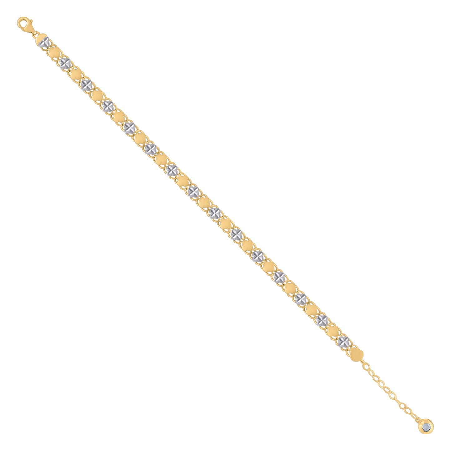 10Kt Gold Turkish Bracelet 8"