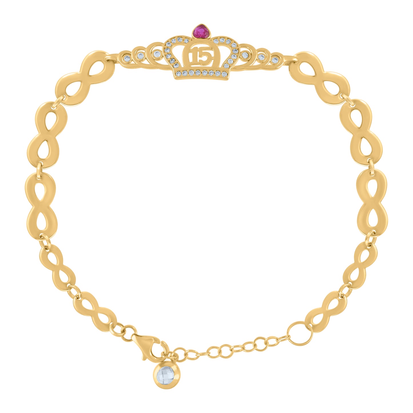 10Kt Gold Turkish Bracelet 8"