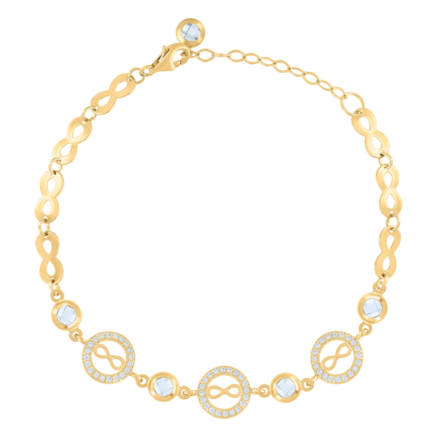 10Kt Gold Turkish Bracelet 8"