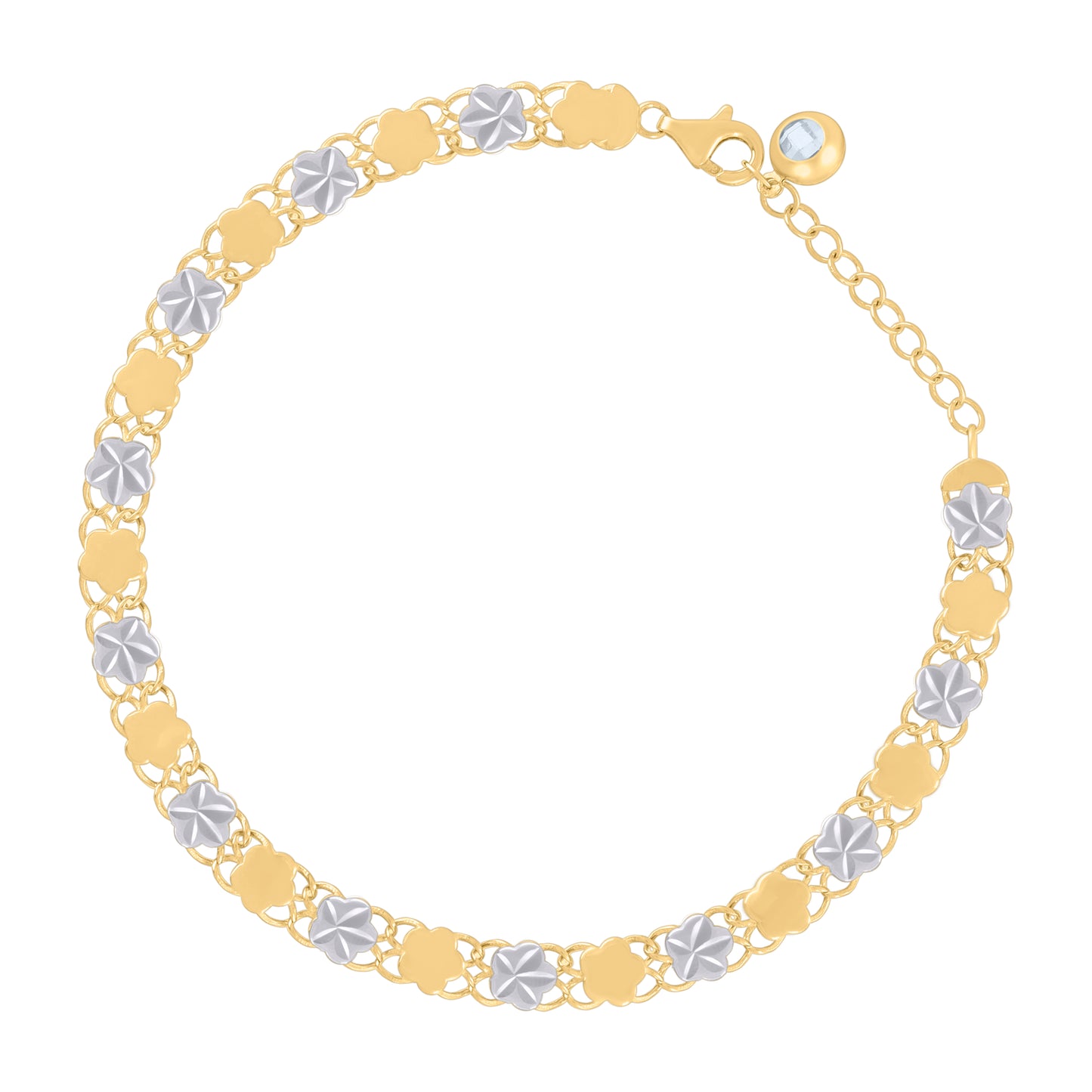 10Kt Gold Turkish Bracelet 8"