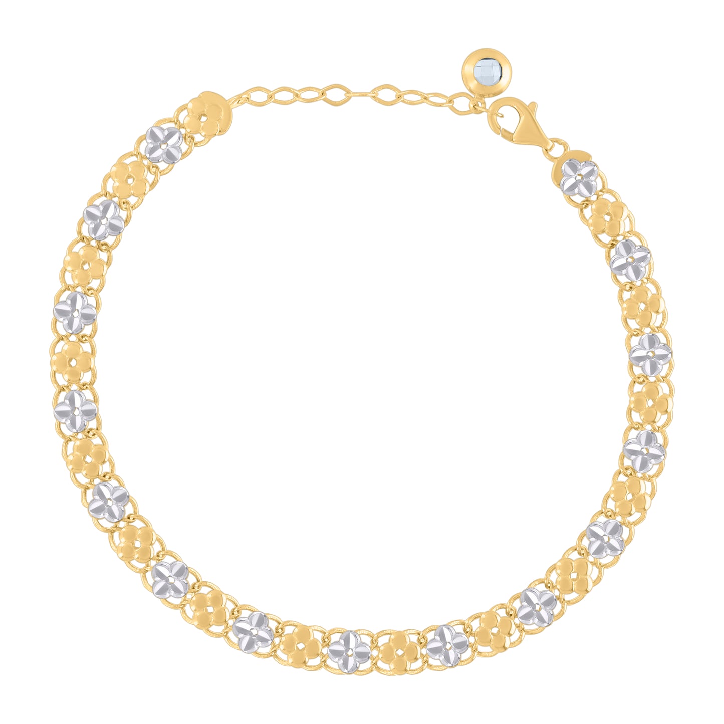 10Kt Gold Turkish Bracelet 8"