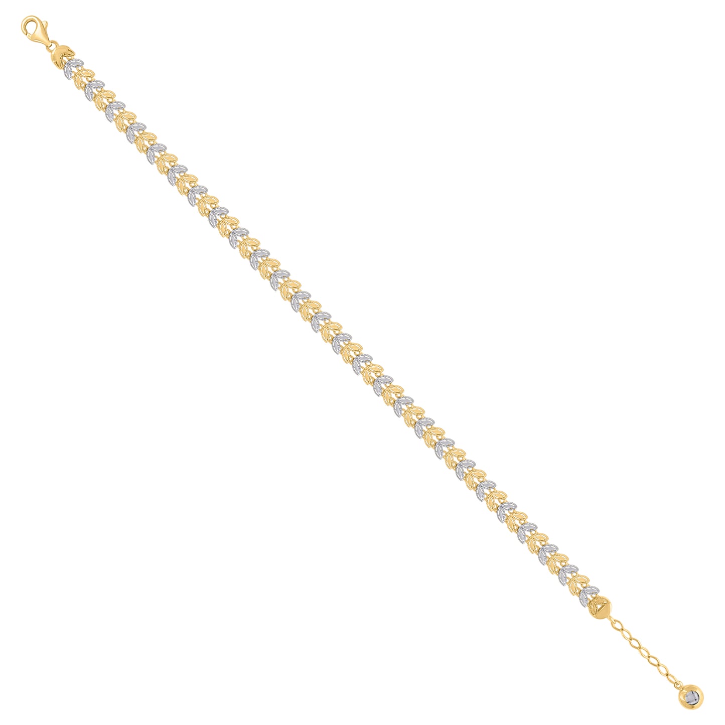 10Kt Gold Turkish Bracelet 8"